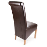 Rustic-Brown-Faux-Leather-High-Back-Dining-Chair-With-Scroll-Back-_-Rubberwood-Legs-Set-of-2