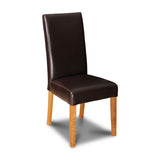 Rustic-Brown-Faux-Leather-Simple-Dining-Chair-With-Ash-Wood-Legs-Set-of-2