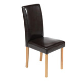 Rustic-Brown-Faux-Leather-Simple-Dining-Chair-With-Ash-Wood-Legs-Set-of-2