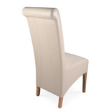 Rustic-Cream-Faux-Leather-High-Back-Dining-Chair-With-Scroll-Back-_-Rubberwood-Legs-Set-of-2