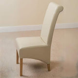 Rustic-Cream-Faux-Leather-High-Back-Dining-Chair-With-Scroll-Back-_-Rubberwood-Legs-Set-of-2