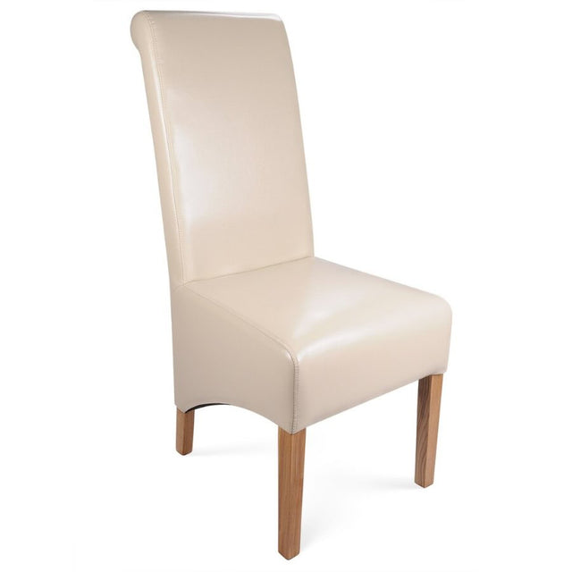 Rustic-Cream-Faux-Leather-High-Back-Dining-Chair-With-Scroll-Back-_-Rubberwood-Legs-Set-of-2