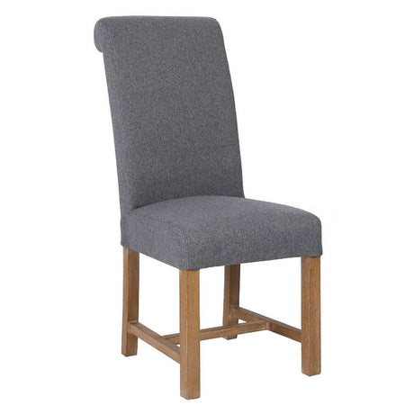 Rustic-Dark-Grey-Fabric-Dining-Chair-With-Wood-Legs-Set-of-2