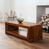 Rustic-Dark-Mango-Wood-Retangular-Coffee-Table-With-Shelf-110cm