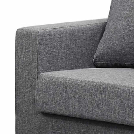 Rustic-Grey-Fabric-1-Seater-Sofa-With-Wood-Legs-85cm