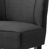 Rustic-Grey-Fabric-Lounge-Chair-With-Dark-Wood-Legs