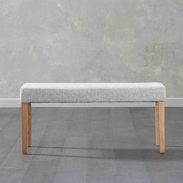 Rustic-Grey-Weave-Backless-Dining-Bench-Wooden-Legs