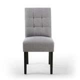 Rustic-Light-Grey-Linen-Dining-Chair-Black-Rubberwood-Legs-Set-of-2