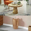 Rustic-Modern-Round-Solid-Mango-Wood-Mushroom-Coffee-Table-_-Drum-Style-Side-Table-Set-With-Pedestal-Base