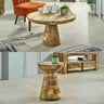 Rustic-Modern-Round-Solid-Mango-Wood-Mushroom-Coffee-Table-_-Side-Table-Set-With-Pedestal-Base