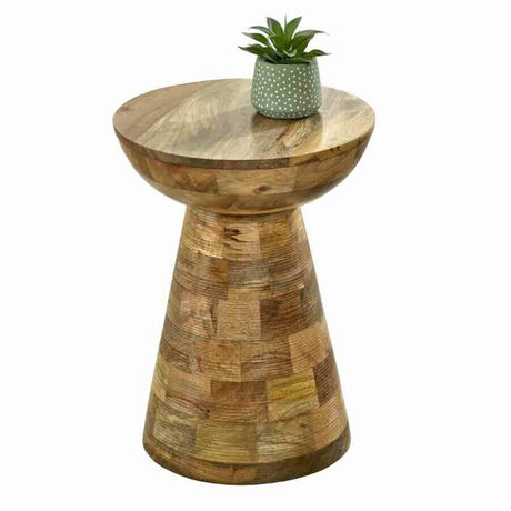 Rustic-Modern-Round-Solid-Mango-Wood-Side-Table-Mushroom-Style-With-Pedestal-Base-35cm