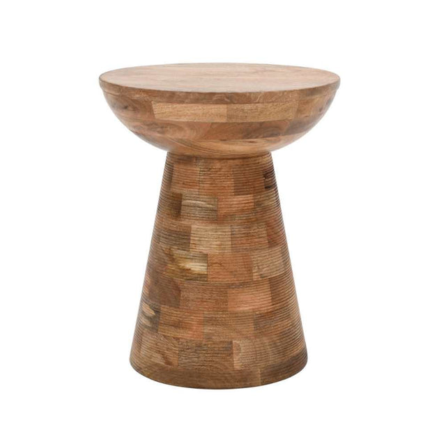 Rustic-Modern-Round-Solid-Mango-Wood-Side-Table-Mushroom-Style-With-Pedestal-Base-35cm