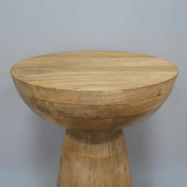 Rustic-Modern-Round-Solid-Mango-Wood-Side-Table-Mushroom-Style-With-Pedestal-Base-35cm