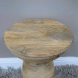 Rustic-Modern-Round-Solid-Mango-Wood-Side-Table-Mushroom-Style-With-Pedestal-Base-35cm