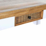 Rustic-Natural-Mango-Wood-Coffee-Table-With-Drawer-White-Legs-85cm