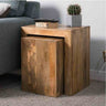 Rustic-Natural-Mango-Wood-Nest-of-2-Side-Tables