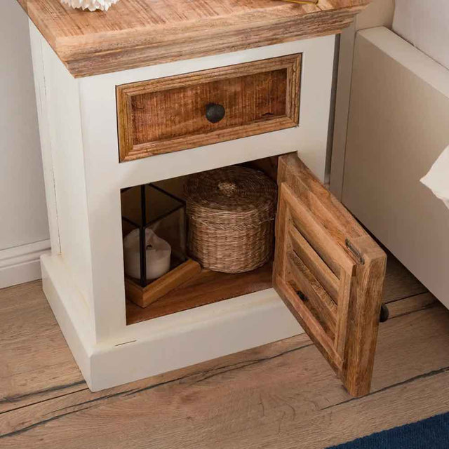 Rustic-Natural-Mango-Wood-Side-Table-White-With-Drawer-_-Door