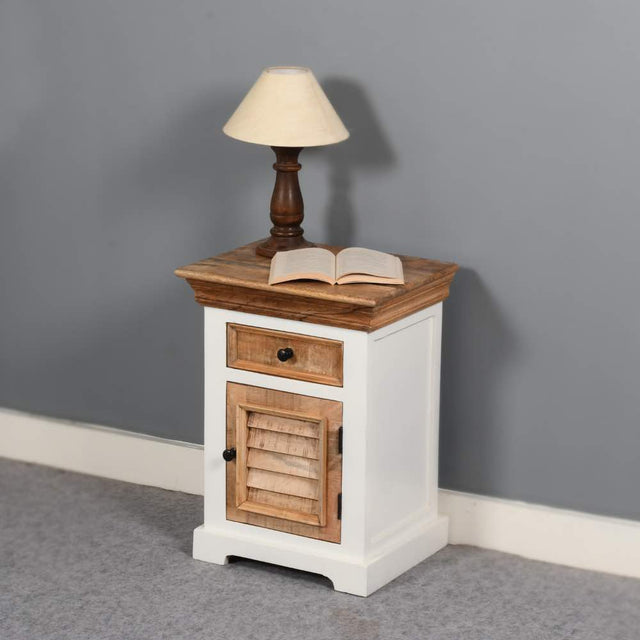 Rustic-Natural-Mango-Wood-Side-Table-White-With-Drawer-_-Door