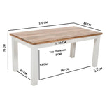 Rustic-Natural-Solid-Mangowood-Rectangular-Dining-Table-White-Wood-Legs-170cm