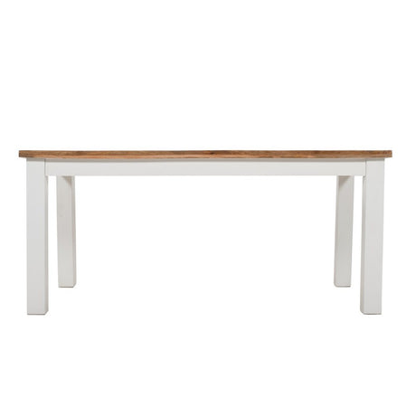 Rustic-Natural-Solid-Mangowood-Rectangular-Dining-Table-White-Wood-Legs-170cm