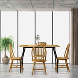 Rustic-Natural-Wood-Dining-Chair-With-Curved-Panelled-Back-Set-of-2