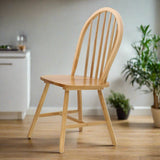 Rustic-Natural-Wood-Dining-Chair-With-Curved-Panelled-Back-Set-of-2