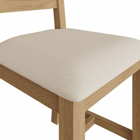 Rustic-Oak-Dining-Chairs-With-Cream-Fabric-Seat-Set-of-2