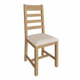 Rustic-Oak-Dining-Chairs-With-Cream-Fabric-Seat-Set-of-2