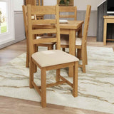 Rustic-Oak-Dining-Chairs-With-Cream-Fabric-Seat-Set-of-2