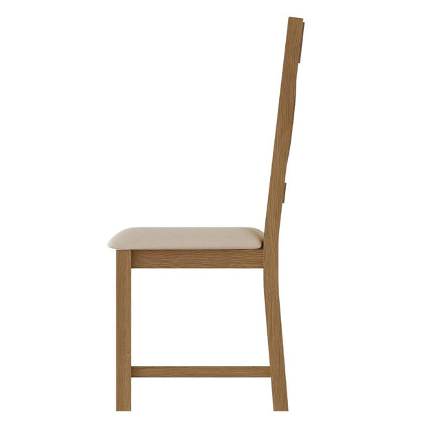 Rustic-Oak-Wood-Dining-Chair-With-Cream-Fabric-Seat-Set-of-2