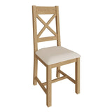 Rustic-Oak-Wood-Dining-Chair-With-Cream-Fabric-Seat-Set-of-2