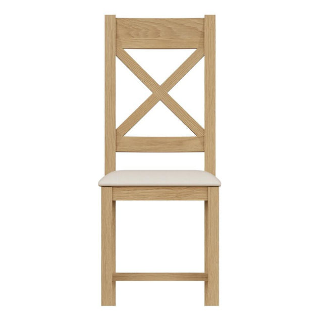 Rustic-Oak-Wood-Dining-Chair-With-Cream-Fabric-Seat-Set-of-2