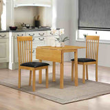 Rustic-Oak-Wood-Dining-Chairs-With-Black-Faux-Leather-Seat-Cushion-Set-of-2