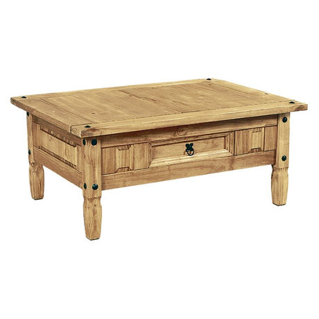 Rustic-Rectangular-Natural-Pine-Coffee-Table-With-Drawer-_-Wood-Legs-100cm