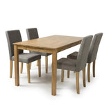 Rustic-Rectangular-Oak-Dining-Table-And-4-Green-Linen-Dining-Chairs-Kitchen-Table-Set-150cm