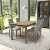 Rustic-Rectangular-Oak-Dining-Table-And-4-Oak-Dining-Chairs-Kitchen-Table-Set-150cm