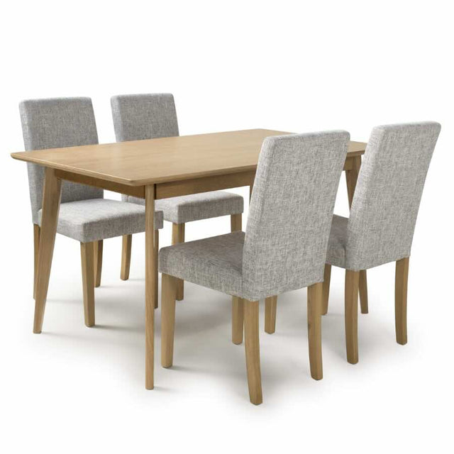 Rustic-Rectangular-Oak-Dining-Table-And-Grey-Linen-Dining-Chairs-4-6-Seater-Kitchen-Table-Set