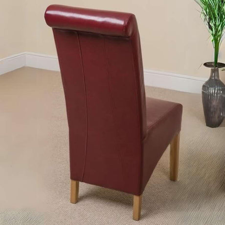 Rustic-Red-Faux-Leather-High-Back-Dining-Chair-With-Scroll-Back-_-Rubberwood-Legs-Set-of-2