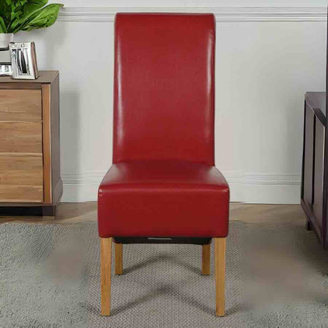 Rustic-Red-Faux-Leather-High-Back-Dining-Chair-With-Scroll-Back-_-Rubberwood-Legs-Set-of-2