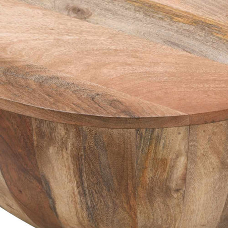 Rustic-Round-Solid-Mango-Wood-Coffee-Table-Drum-Style-80cm