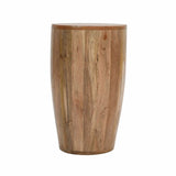 Rustic-Solid-Mango-Wood-Drum-Style-Side-Table-35cm