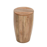 Rustic-Solid-Mango-Wood-Drum-Style-Side-Table-35cm