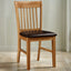 Rustic-Solid-Oak-Dining-Chair-With-Black-Faux-Leather-Seat-Cushion-And-Panelled-Back-Set-of-2