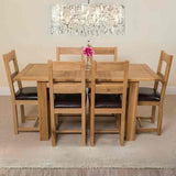 Rustic-Solid-Oak-Dining-Chair-With-Wood-Frame-_-Black-Faux-Leather-Seat-Cushion-Set-of-2