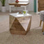 Rustic-Square-Natural-Mango-Wood-Side-Table-White-Top-40cm