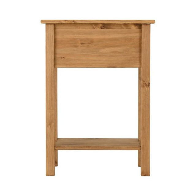 Rustic-light-oak-hallway-console-table-with-drawer-in-light-pine-wood