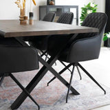 Rustic-rectangular-oak-dining-table-with-solid-wood-top-and-black-metal-legs