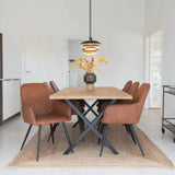 Rustic-rectangular-oak-dining-table-with-solid-wood-top-and-black-metal-legs