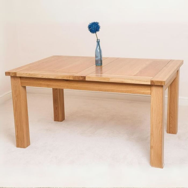 Rustic-rectangular-oak-extending-dining-table-with-central-pullout-extension-160cm-210cm