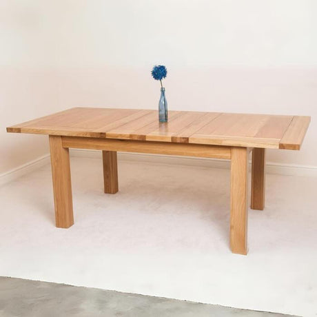 Rustic-rectangular-oak-extending-dining-table-with-central-pullout-extension-160cm-210cm